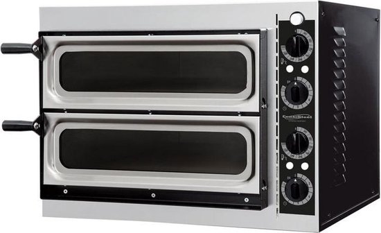 Combisteel Professionele Pizzaoven Dubbel 7485.0125