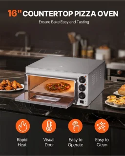 Commerciële Elektrische Pizzaoven 40 cm