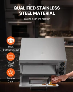 Commerciële Elektrische Pizzaoven 40 cm