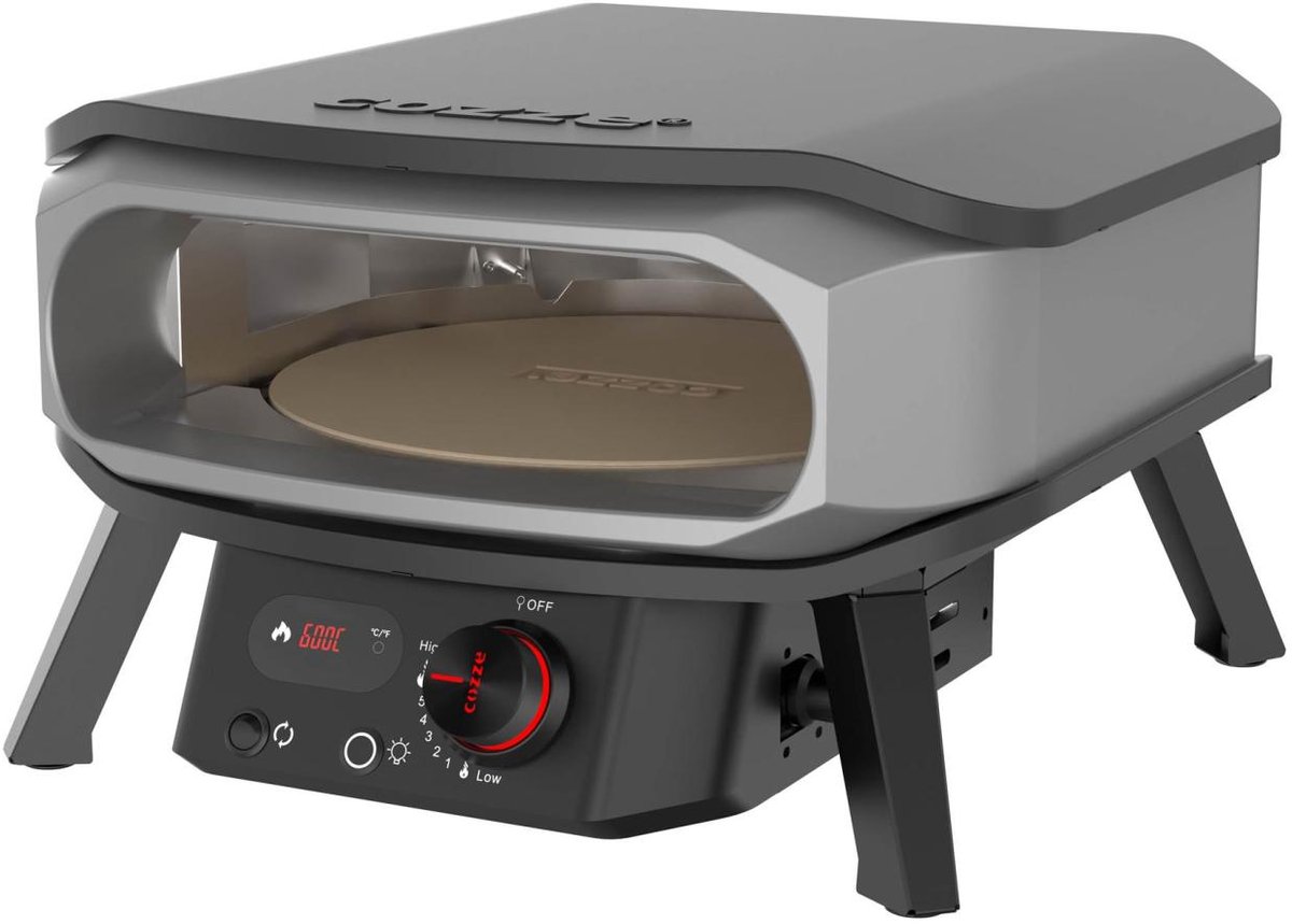 Wat vinden we goed aan de Cozze 13" PREMIUM ROTATE Gaspizzaoven 30mbar