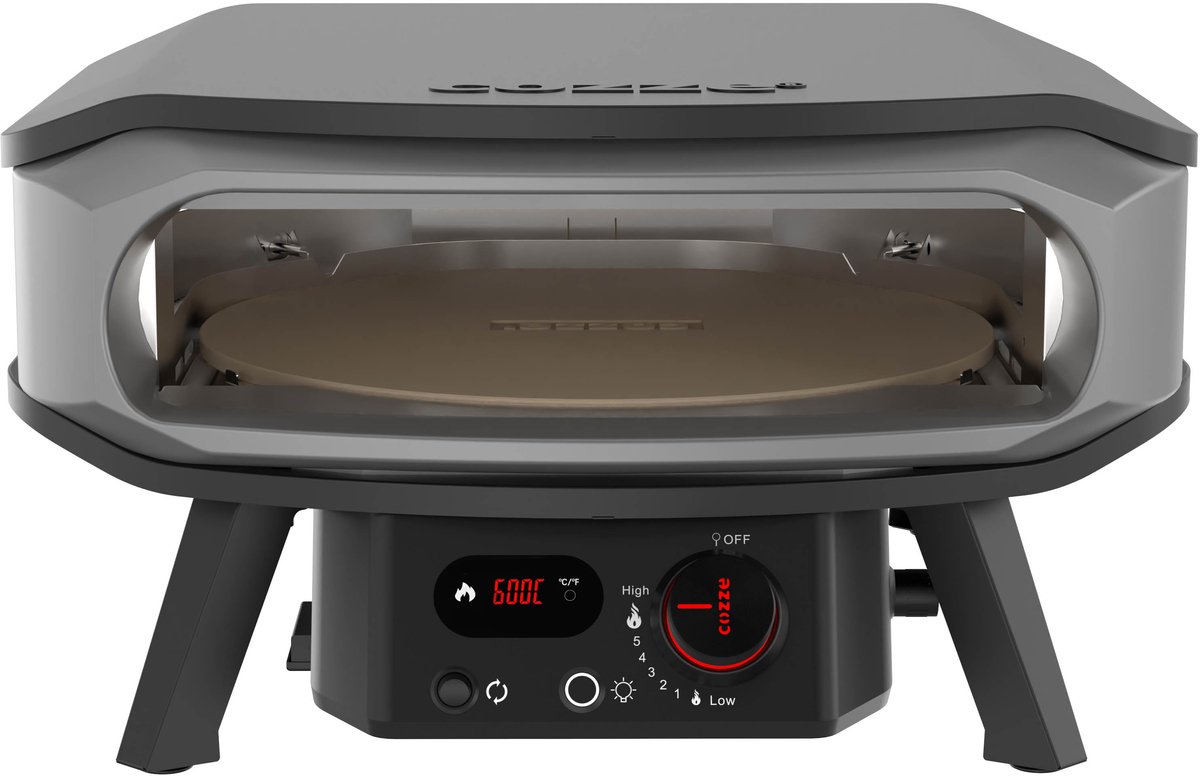 De Cozze 17" Pizzaoven Premium Rotate Gas 30mbar in één oogopslag