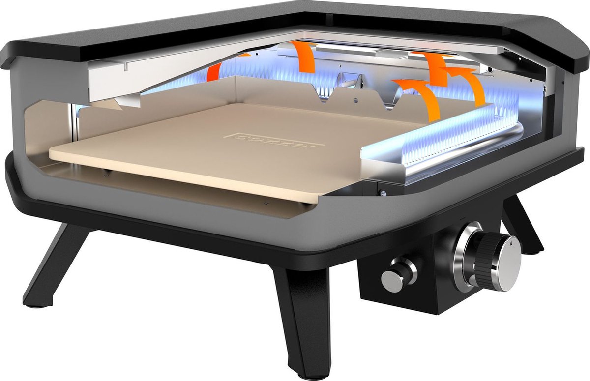 Cozze Gas Pizzaoven 17'' Zwart/grijs