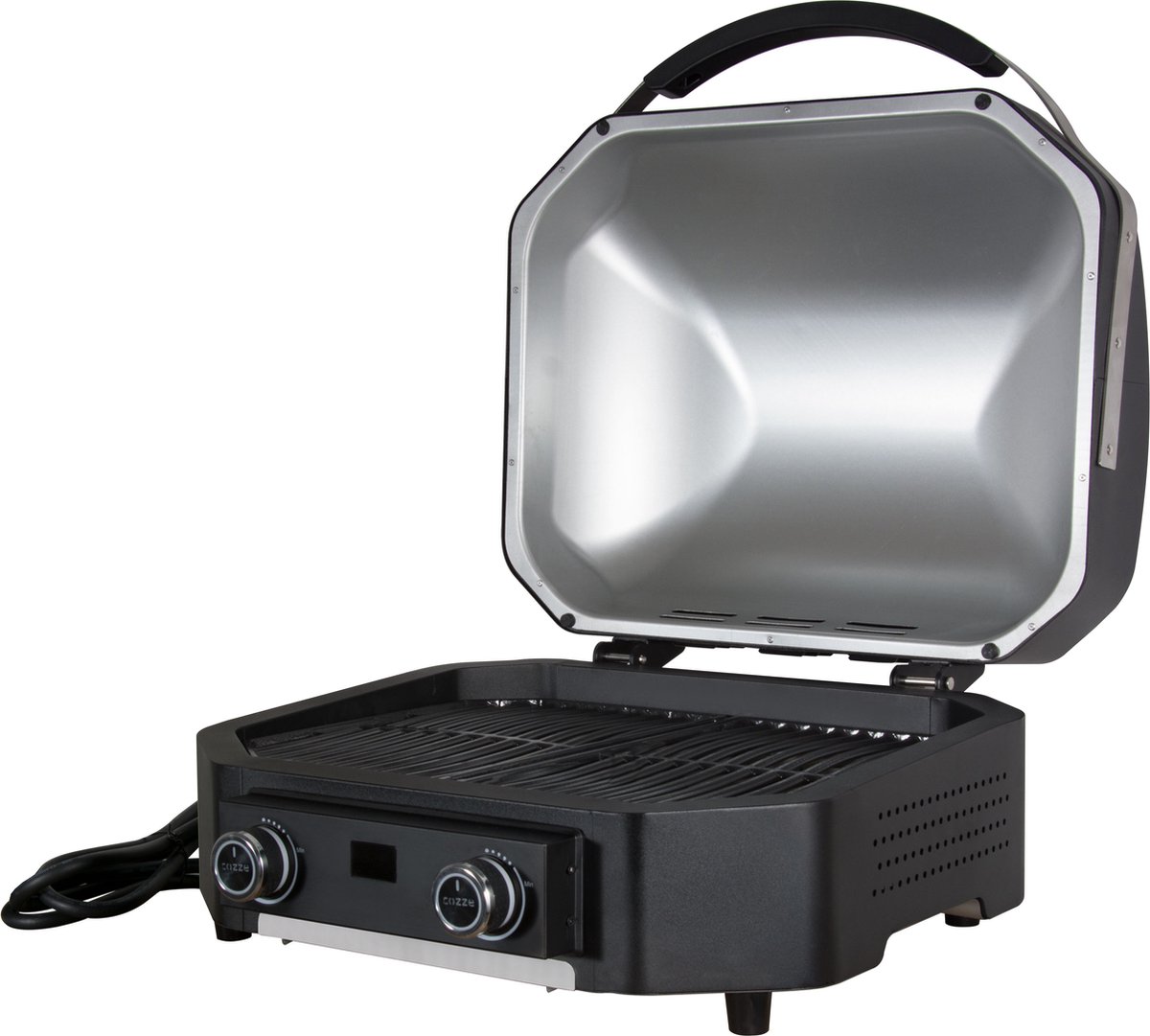 Cozze Grill E-300 Elektrisch RVS Zwart