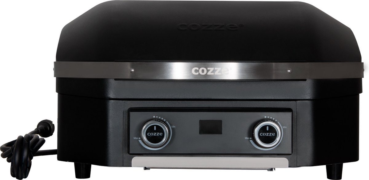 Cozze Grill E-300 Elektrisch RVS Zwart