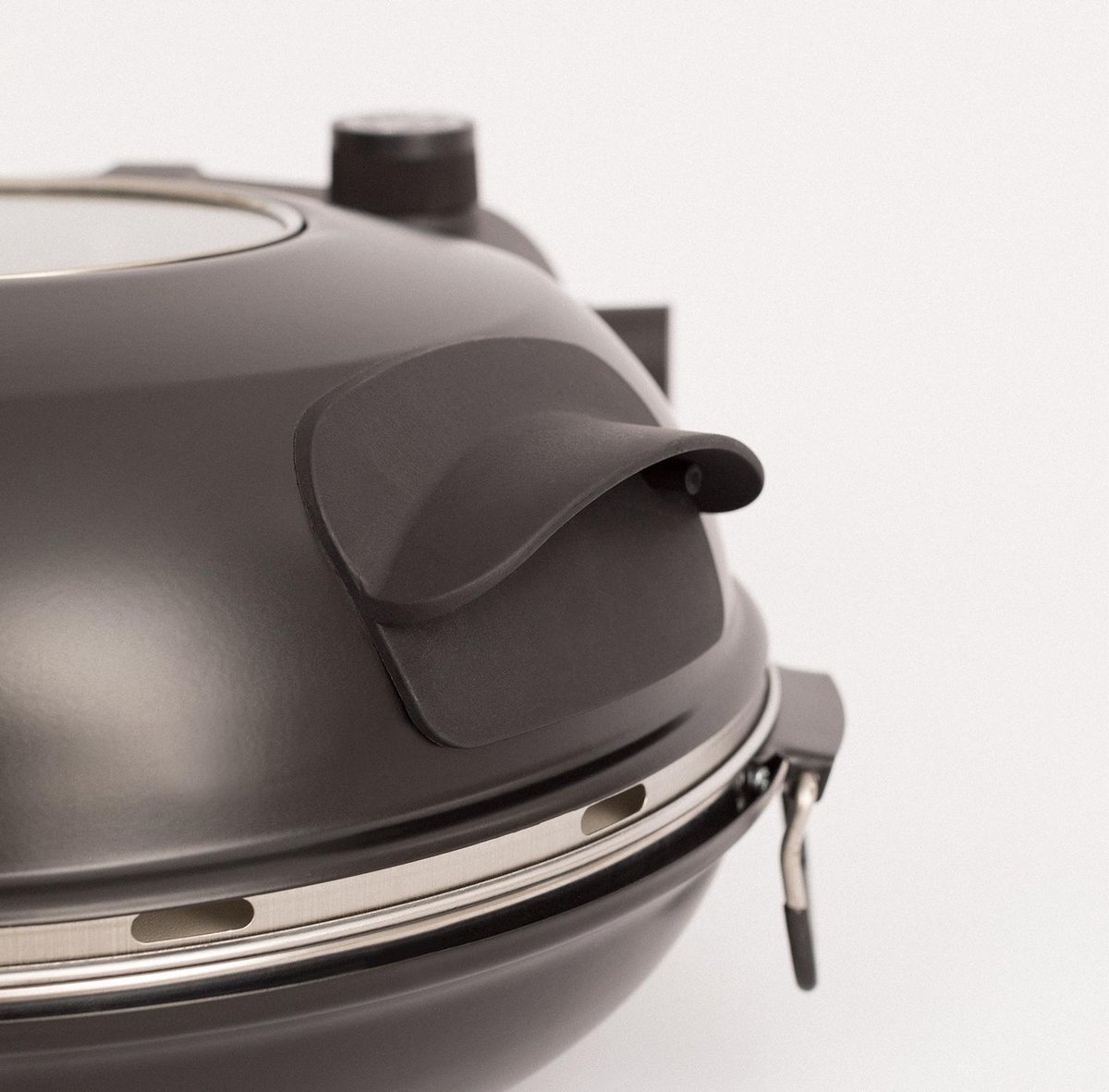 CREATE Pizza Maker Elektrische Stenen Pizzaoven Ø31 cm Zwart