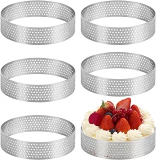 Crumpet Bakringen 6-delig Ø 8 cm (RVS)