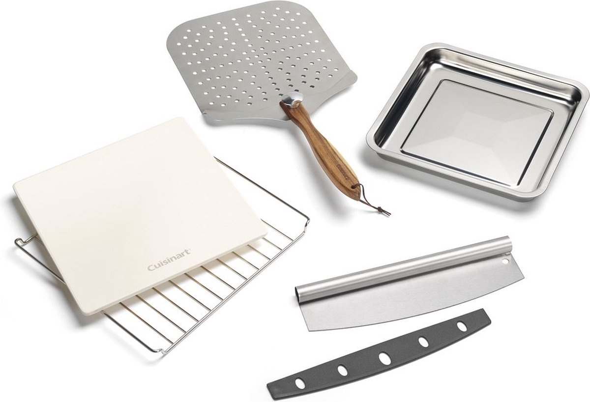 Cuisinart Pizza Oven houtgestookt RVS compleet set