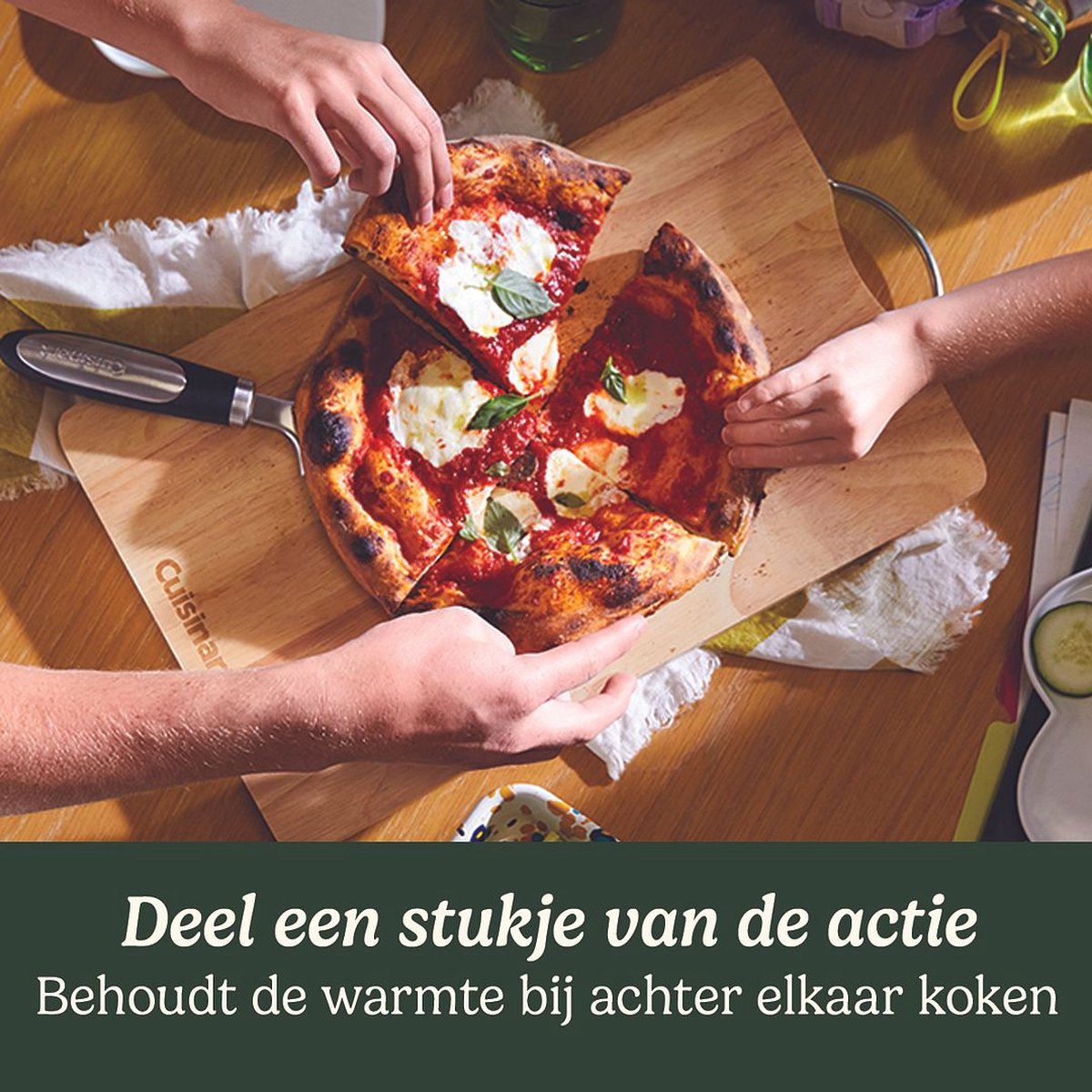 Cuisinart Pizza Oven houtgestookt RVS compleet set