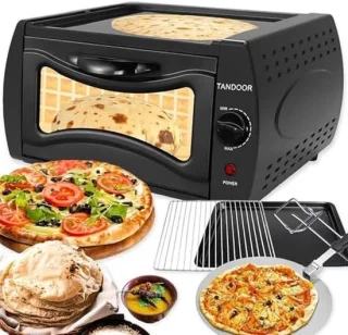 Culinaire Creaties elektrische oven pizza maker zwart
