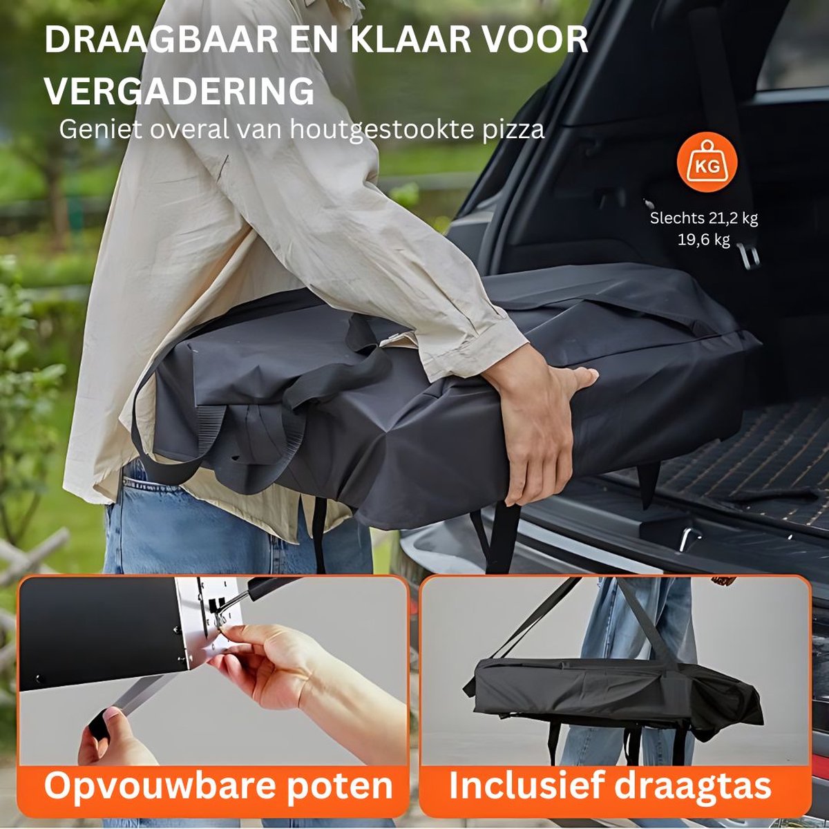 DD Pizza Oven Buiten Houtgestookt Professioneel