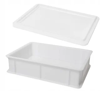 Deegcontainer met deksel 40x30 cm