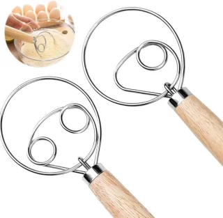 Deeggarde set van 2 deegschrapers