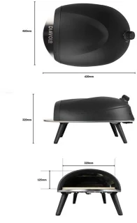 DeliVita Diavolo Black Pizzaoven