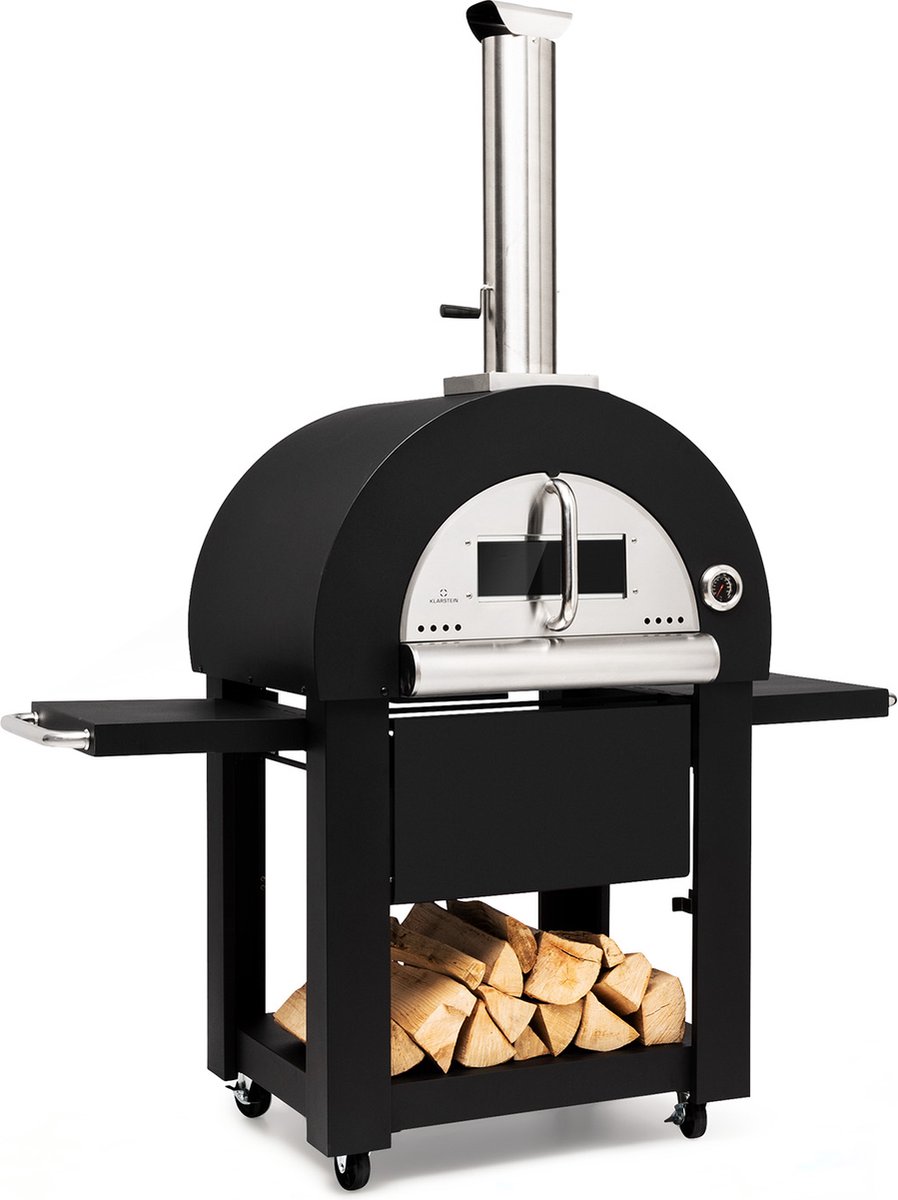 Diavolo Napoletana houtoven roestvrij staal