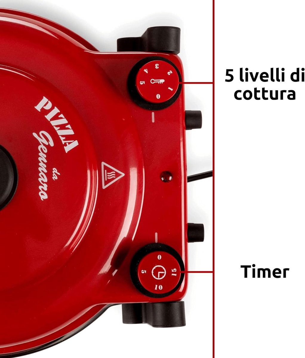 DiverseGoods Pizzaoven 4 Inch Rood 919