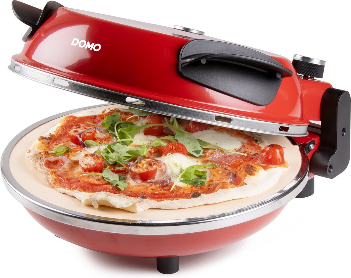 DOMO DO9284PZ My Express Pizza Pizzamaker Rood