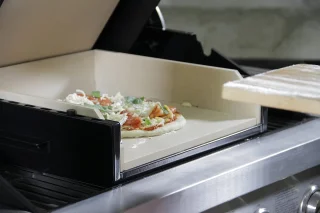 Wat vinden we goed aan de Draagbare Pizzaoven - Keramische inzet