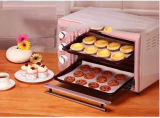 Elektrische mini oven - 9 liter - blauw