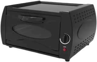 Elektrische mini oven - pizzaoven aanrecht - zwart