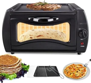 Elektrische oven pizza maker 15 liter zilver