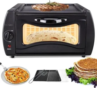 Elektrische oven - pizza maker - 15 liter - zwart