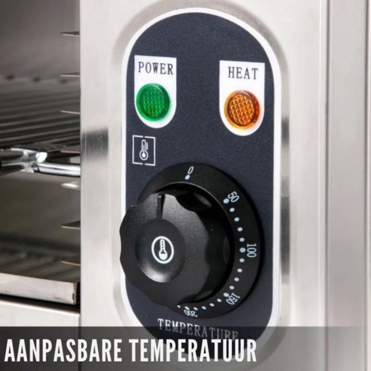 Elektrische Oven PRO RVS 2KW