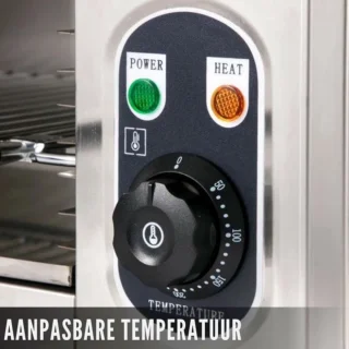 Elektrische Oven PRO RVS 2KW