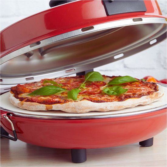 Elektrische Pizza-Oven 1200W met Pizzasteen en Accessoires