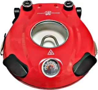 Elektrische Pizza Oven 32 cm - Rood