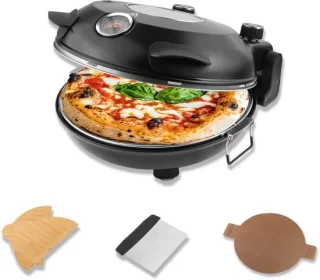 Elektrische pizzaoven 12 inch - zwart