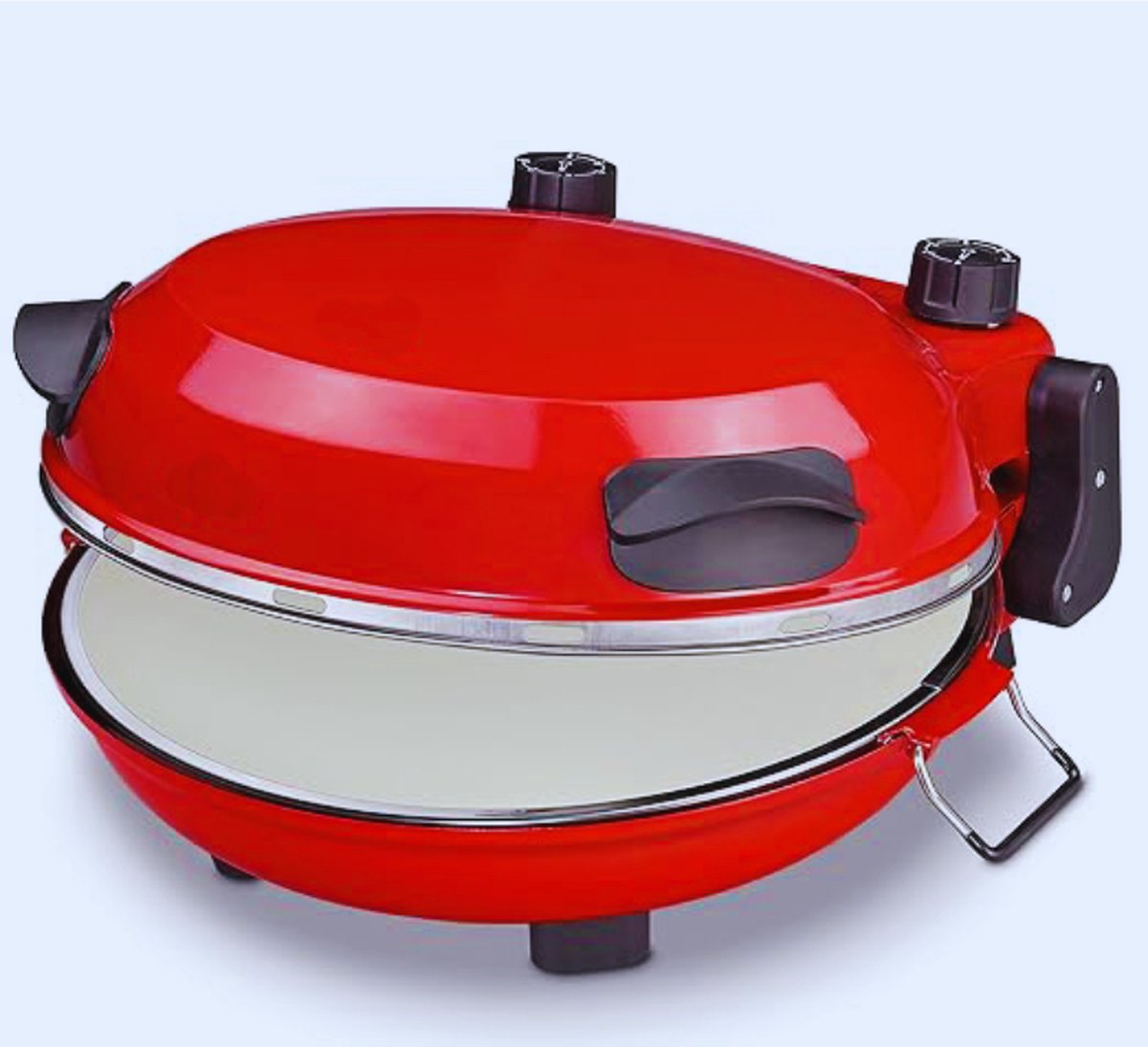 Elektrische Pizzaoven 36 cm met Pizzasteen 1200W