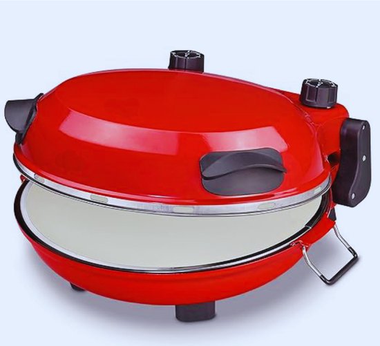 Elektrische Pizzaoven 36 cm met Pizzasteen 1200W