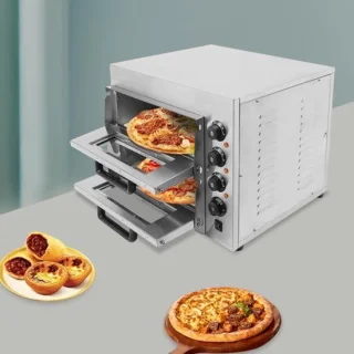 Elektrische pizzaoven dubbellaags