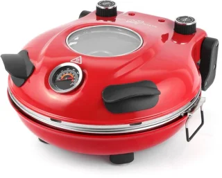 Elektrische pizzaoven met keramische steen 31 cm