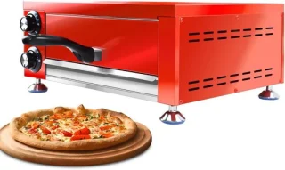 Elektrische pizzaoven - pizza maker - rood