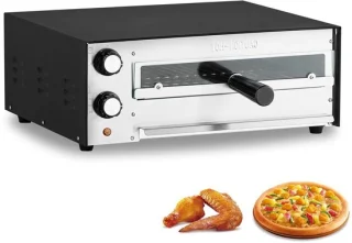 Elektrische pizzaoven - pizzamaker - 12 inch - zwart