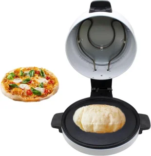 Elektrische pizzaoven tafelmodel 30 cm zilver