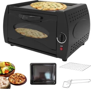 Elektrische pizzaoven Tandoor Oven Mini 15L zwart