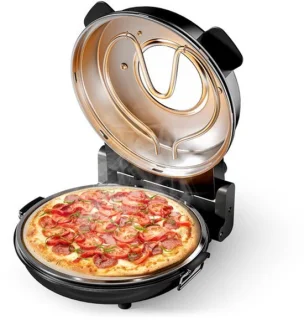Elektrische pizzaoven - zwart