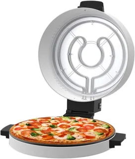 Elektrische pizzaoven zwart