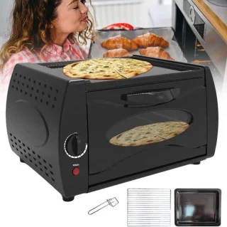 Elektrische tandoor mini-oven zwart