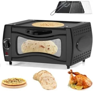 Elektrische tandoor oven mat zwart