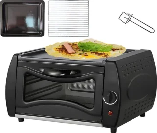 Elektrische tandooroven - 39x30x22cm - zwart
