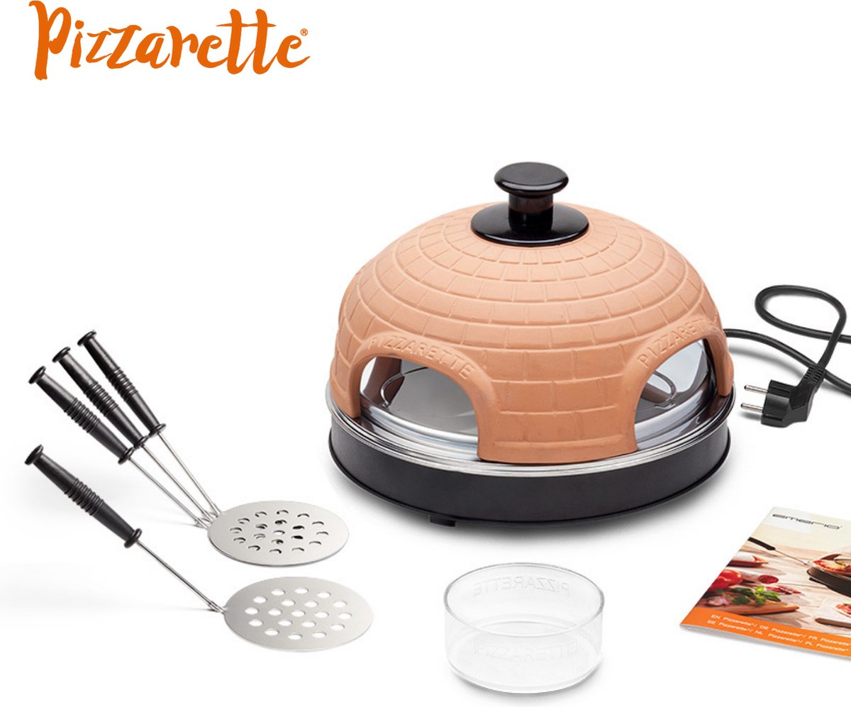 Emerio Pizzarette Origineel PO-115985 900W Pizza Oven 4-Persoons