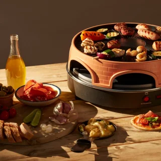 Emerio PO-113255.4 3-IN-1 Raclette Grill 6 Persoons