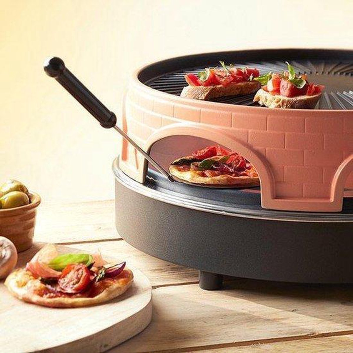 Emerio PO-113255.4 3-IN-1 Raclette Grill 6 Persoons