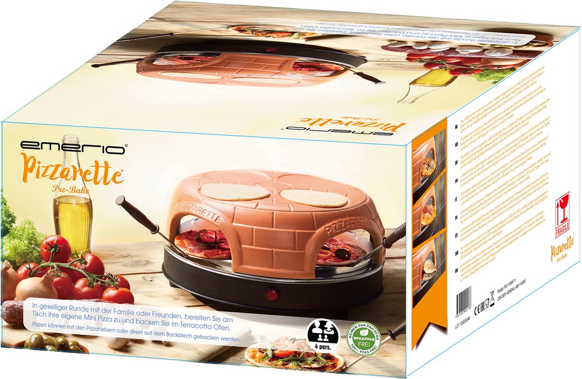 Emerio PO-115847.1 Terracotta Koepeloven 4 Persoons