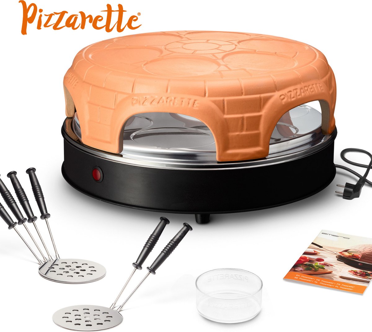 Emerio PO-115848.1 Terracotta Pizzaoven 6 Persoons