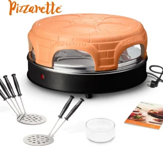 Emerio PO-115848.1 Terracotta Pizzaoven 6 Persoons
