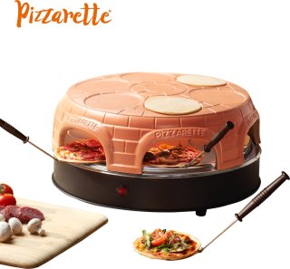 Emerio PO-115848.1 Terracotta Pizzaoven 6 Persoons
